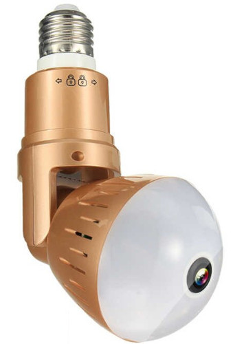 Panoramic Bulb Shape 360 Degree IP HD Spy Camera