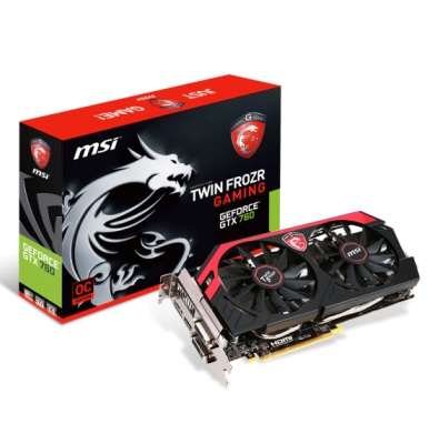 MSI N760 TF 2GD5/OC Geforce GTX760 Gaming Video Card