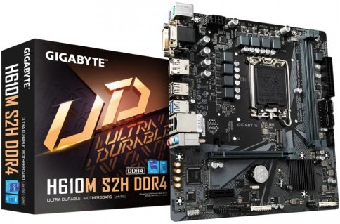 Gigabyte H610M S2H DDR4 12th Gen Micro ATX Motherboard