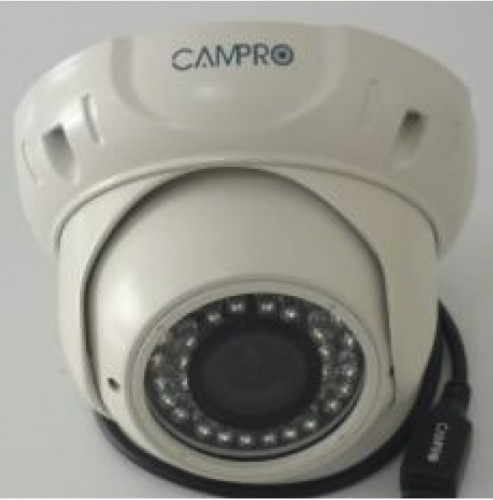 Campro CP-ID3155IR24 600TVL IR Dome Security Camera