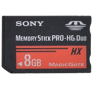 Sony MSHX8B 8GB Memory Stick PRO-HG Duo Media Card