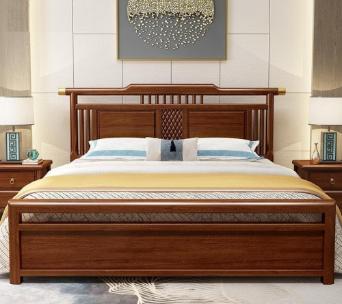 100% Solid Wooden Bed JFW327