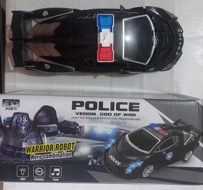 Police Transform Robot Car with Audio and Light
