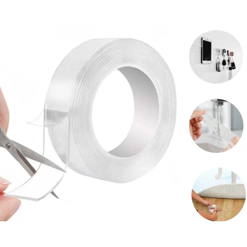 5-Meter Double Side Adhesive Transparent Magic Tape