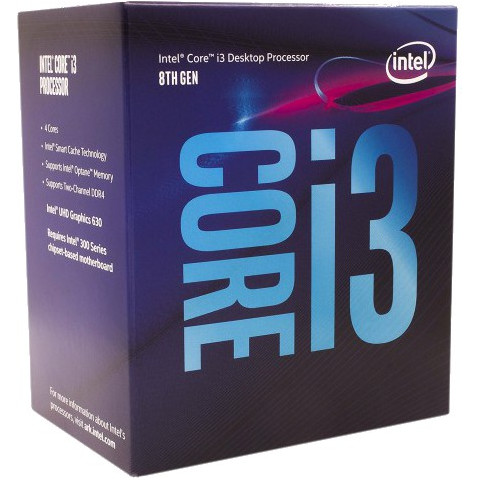 Intel Core i3-8100 6MB Cache 3.60GHz 8th Gen Processor