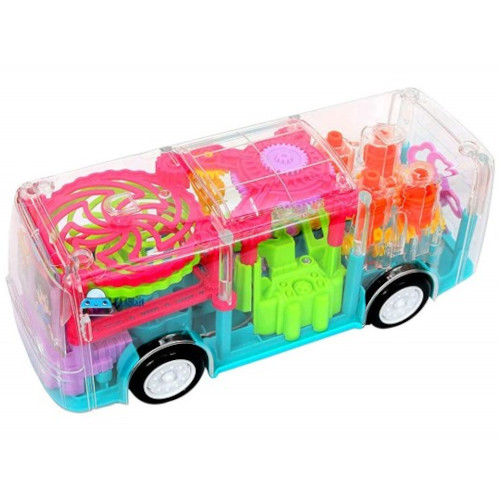 Gear Light Transparent Bus Toy