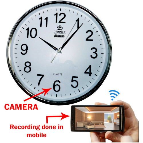 Wall Clock Spy Camera