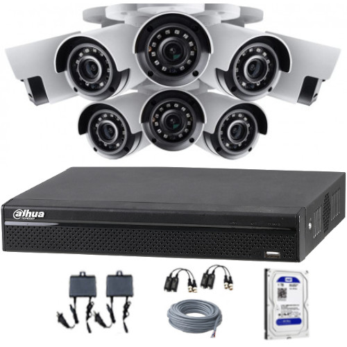 CCTV Package Dahua 8CH DVR & 8-Pcs Camera 1TB HDD