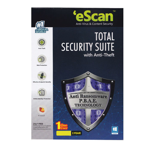 eScan Total Security Suite with Anti-Theft Antivirus