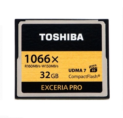 Toshiba Exceria Pro 32GB 1066x Compactflash Card
