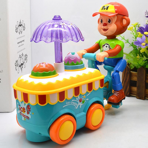 Monkey Ice Cream Cart Toy