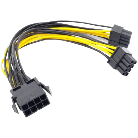 8-Pin to Dual 8-Pin Video Card Power Extension Cable