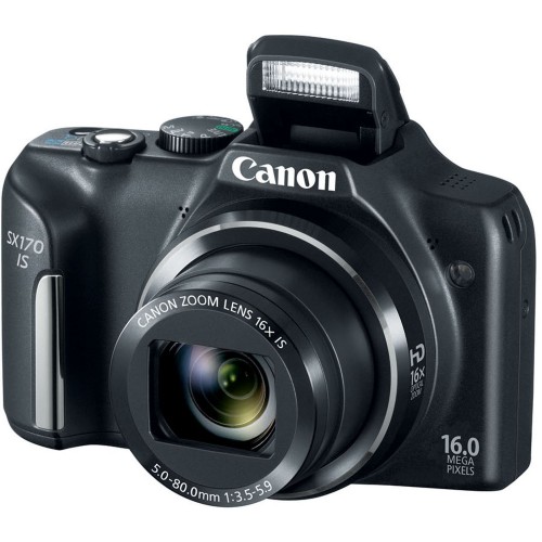 Canon PowerShot SX170 IS 16MP 16x Zoom HD Camera