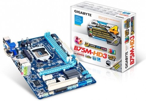 Gigabyte GA-B75M-HD3 Main Board with USB 3.0 Port
