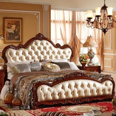 Classic Design Queen Size Bed