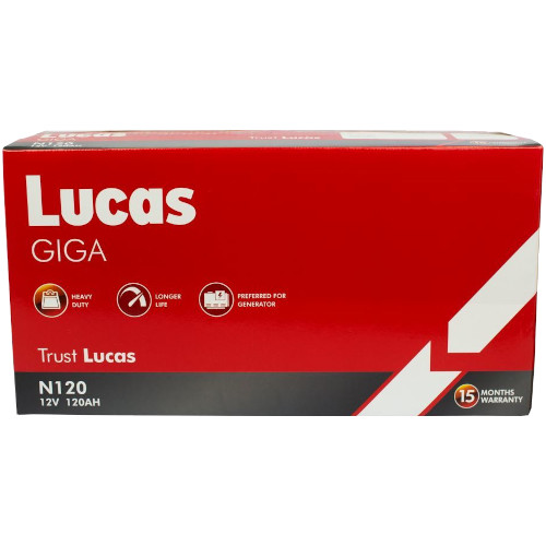 Lucas Giga N120 120AH Battery