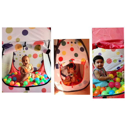 Tent Play House with 100pcs Pit Ball