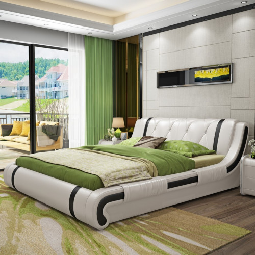 Synthetic Leather Bed JF0380