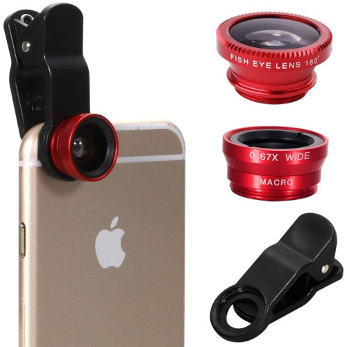 3-in-1 Mobile Clip Lens