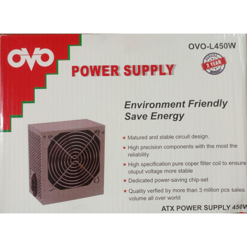OVO L450W Big Cooling Fan Power Supply