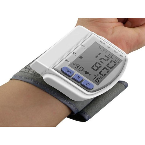 Digital LCD Wrist Cuff Arm Blood Pressure Monitor