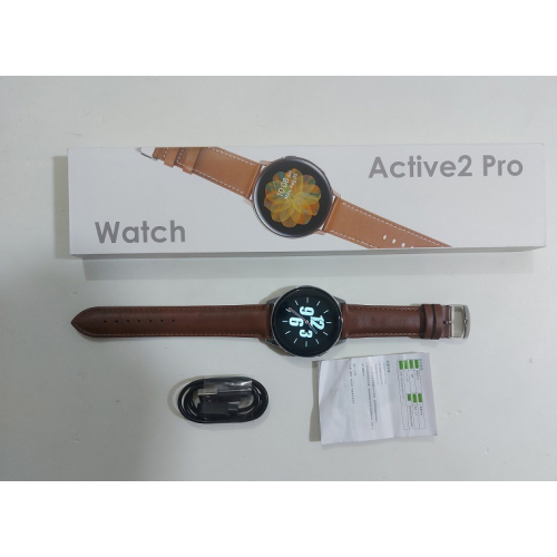 Active 2 Pro Leather Straps Smart Watch