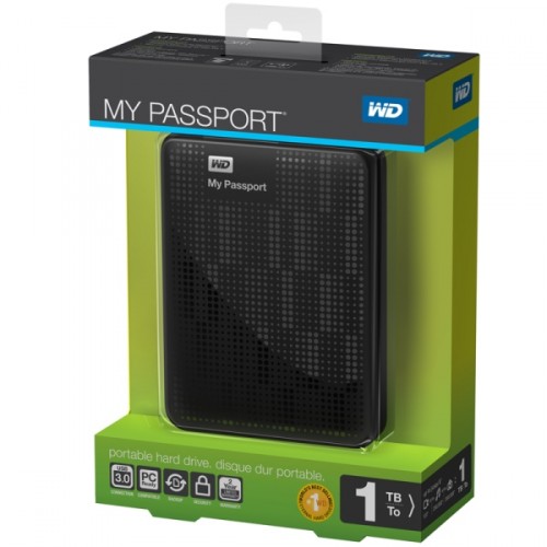 Western Digital My Passport 1TB USB External Hard Drive