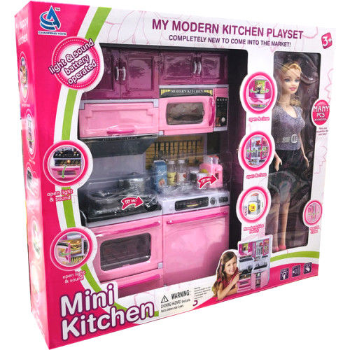 Chaofeng Mini Kitchen & Doll Set