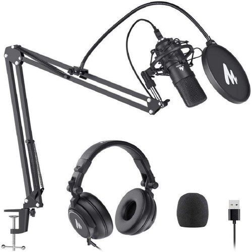 Maono AU-A04H USB Vocal Microphone with Headphone