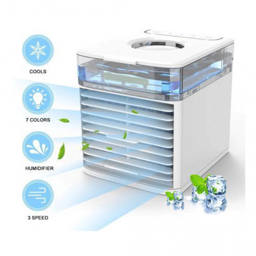 Mini Air Cooler with 7 Color LED Light