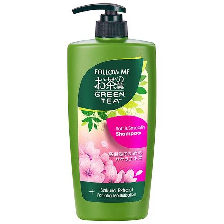 Follow Me Green Tea Soft & Smooth Shampoo 650ml