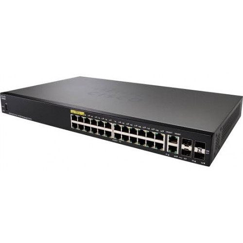 Cisco SF350-24P-K9 24-Port 10/100 PoE Managed Switch