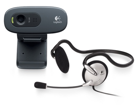 Logitech C270h 720p HD Webcam with Stereo Headset