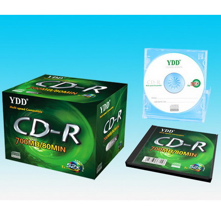 YDD CD-R 700MB/80-Min 10-Pcs Blank Disk