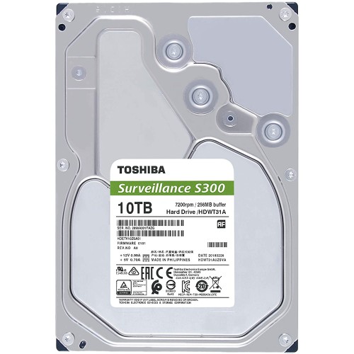 Toshiba HDWT31AUZSVA S300 10TB Surveillance Hard Disk