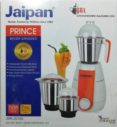 Jaipan Prince JMK-20192 750W Mixer Grinder