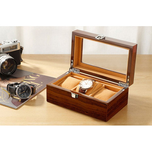 3 Watch Storage Wooden Box