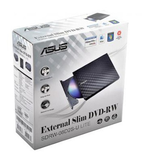 ASUS SDRW-08D2S-U Eexternal Slim DVD Writer