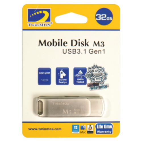 TwinMOS M3 32GB USB 3.1 Pen Drive