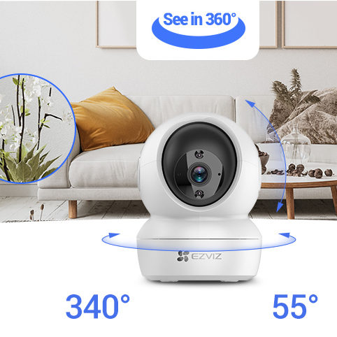 Ezviz H6c 3MP Pan & Tilt Smart Home Security Camera