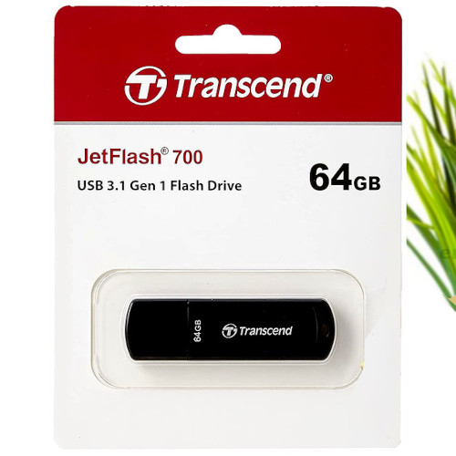 Transcend JetFlash 700 64GB USB 3.1 Flash Drive