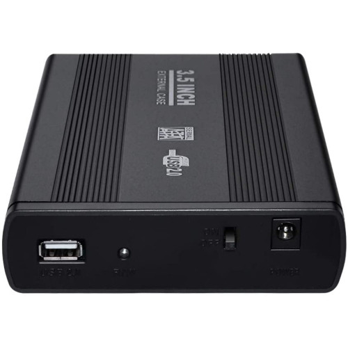 3.5″ External USB 2.0 SSD or HDD Enclosure