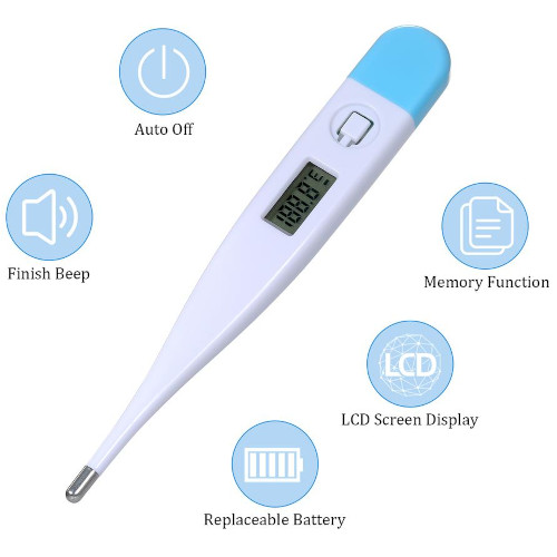 Jeve Digital Thermometer with Automatic Alert
