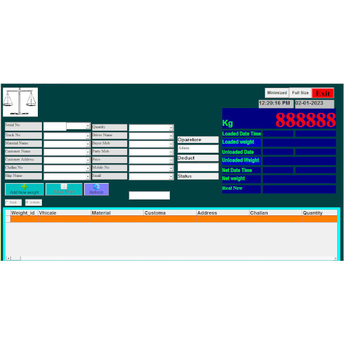 Weighing Scale Full Version Software