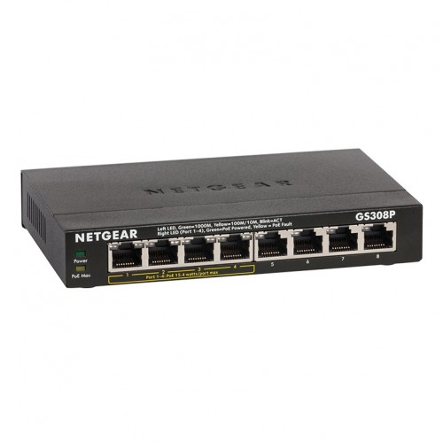 Netgear GS308P 8-Port Gigabit Ethernet Switch