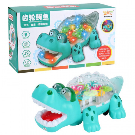 Crocodile LED Light Toy with Roaring Sound