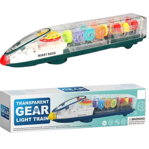 Transparent Gear Light Train
