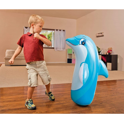 Dolphin-Shaped Inflatable Bouncer Toy