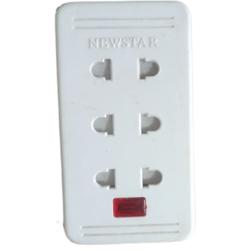 2-Pin Newstar 5-Way Multiple Adapter