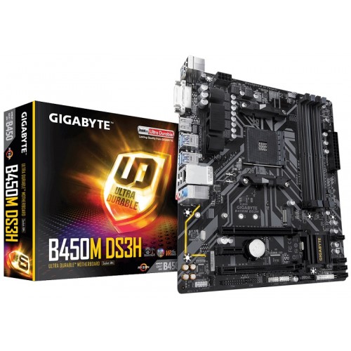 Gigabyte B450M DS3H AMD 3rd Gen Motherboard